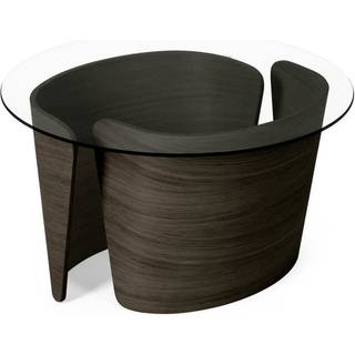 Sibast Furniture No 7 Lounge Sofabord Ø70 Høj Mørk Olieret Eg/Glas