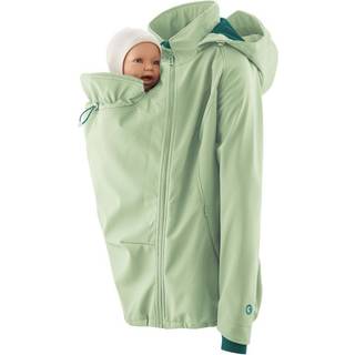 Mamalila Women's Softshell-Tragejacke Allrounder Softshelljakke Damer størrelse S farve grøn