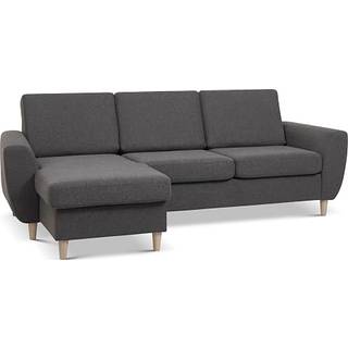 Madrid Nordic vendbar sofa m. chaiselong - antracit