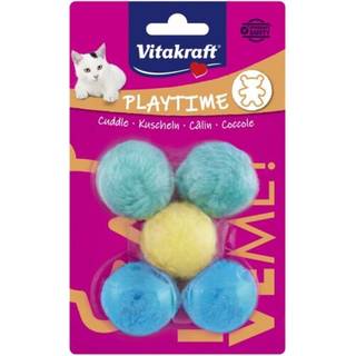 Vitakraft Plysbold med klokke - 5 stk.