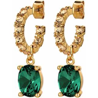 DYRBERG/KERN BARBARA ØRERING 430125 (Gold, Green, ONESIZE)
