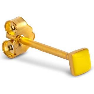 LULU Copenhagen Confetti øreringe i forgyldt sølv Yellow