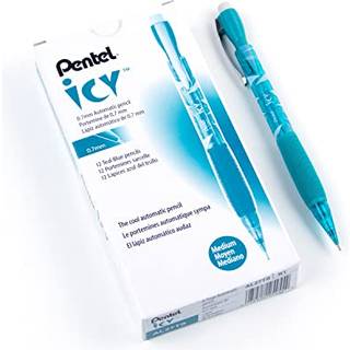 Pentel Icy Mechanical Pencil 0,7 mm tonet teal Blue Barrel Box med 12 (Al27ts)