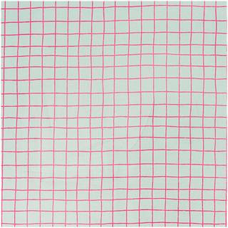 Stoff Karo mint-neon 140cm beschichtet - Mint, Neon
