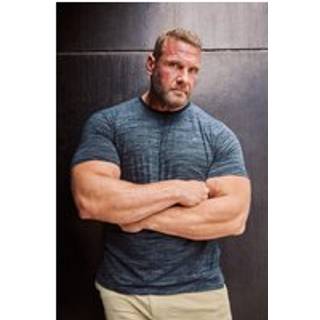 BadRhino Big & Tall BadRhino Big & Tall Blue Injected Slub T-Shirt