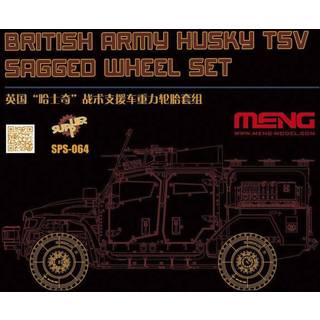 British Army Husky TSV Sagged Wheel Set (Resin)