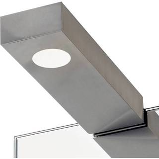 Flat 2 LED væg- og spejllampe, mat nikkel