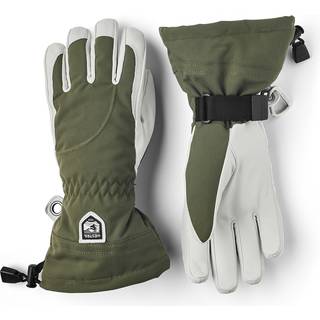 Heli Ski Female 5 finger Olive Skihandsker