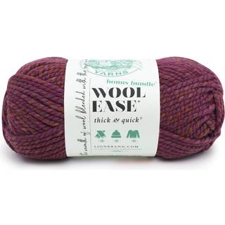 Lion Brand Yarn Wool-ease tyk og hurtig bonus bundt garn one Skein knuste violer