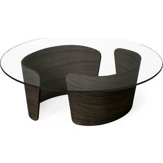 Sibast Furniture No 7 Lounge Sofabord Ø90 Lav Mørk Olieret Eg/Glas