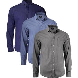 Cutter & Buck 352404 Ellensburg Denim shirt Denim blue XL