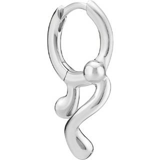 Maria Black Brain Jelly Huggie Ørering Single Sølv 100976AG - Dame - 925 Sterling Silver