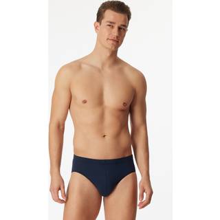 Schiesser Herren Minislip blau Baumwolle & Mix Gemustert