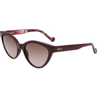 Liu Jo Kvinde LJ745S 604 Solbriller Plast Bordeaux Rød Cat Eye Skygge