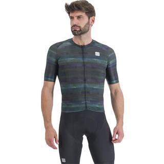 Sportful Glitch Bomber Jersey Men Multicolor Black