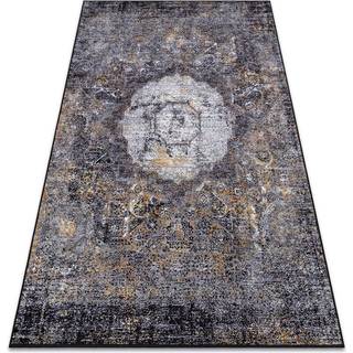 MIRO 51453.805 tæppe skal vaskes Roset, vintage skridsikker - grå 160x220 cm