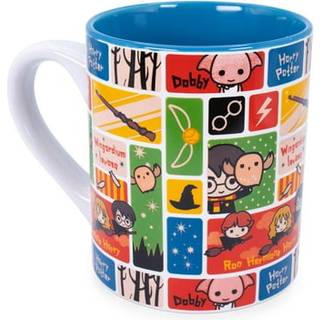 Silver Buffalo Harry Potter Chibi -karakterer Keramisk krus | BPA-fri stor kaffekop til espresso te | Holder 14 ounces