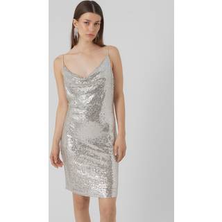 Vero Moda - Sølv - Vmkaje Waterfall Singlet Short Dres - Small