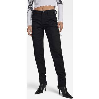 Slim Cargo Pants - Black - Women