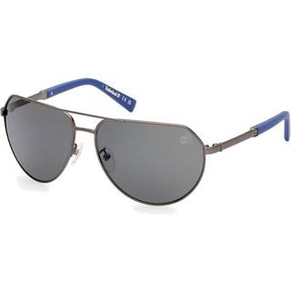 Timberland TB9340-H Polarized 07D 60 Solbriller Mænd Silver - Matte Antique Dark Nickeltin Silver - 60mm