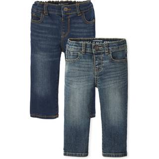 B?rnenes sted baby drenge og sm?barn str?kker lige ben jeans i alderen indigo/Harland 2 pack 12-18 m?neder os