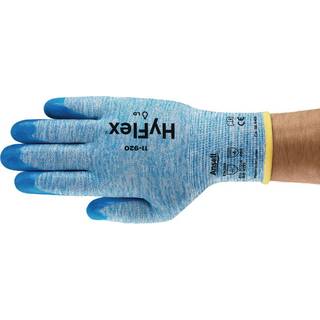 Ansell HyFlex 11-920 Halvdyppet nitrilskumbelægning på strikket polyamidfor, længde fra 208-273 mm