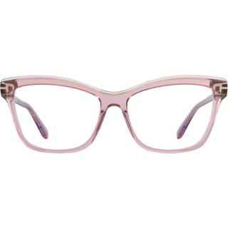 Tom Ford FT5619-B Blue-Light Block 072 55 Briller Kvinder Lyserød - Transparent Pink - 55mm