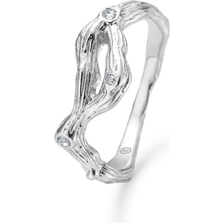 Studio Z Tangled ring i sølv med cubic zirkonia