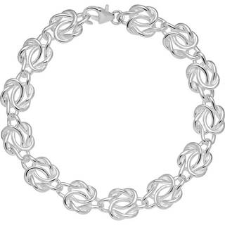 Lund Copenhagen Knude armbånd i sølv 9 mm - 19cm