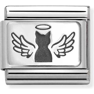 Nomination Angel Cat Charm - Silver