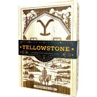 Buffalo Games - Yellowstone - Cooperative Board Game for Adults - Inspirerad av hit Yellowstone TV -serien - High Svardy Deck Building - Nytt str