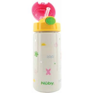 Nüby, Glitter Drikkedunk Med Sugerør, 3 År, Pink