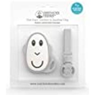 Matchstick Monkey Flat Face Teether & Soother Clip Gavesæt til børn Grey - 1 stk.