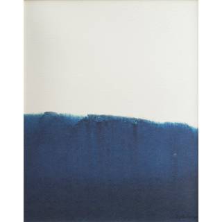 Fine Little Day Dyeforindigo ocean 1 plakat 40x50 cm Blå/Hvid