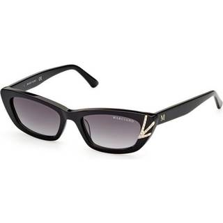 Guess by Marciano Kvinde GM0822 01B Solbriller Acetat Sort Grå Firkantet Normal Skygge