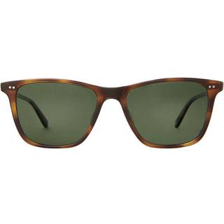 Garrett Leight HAYES SUN Polarized SPBRNSH/PG15 PLR 52 Solbriller Mænd Tortoiseshell - Spotted Brown Shell Tortoise - 52mm