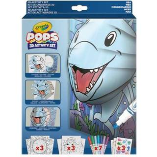 Crayola POPs 3D farvebøger - undervandsverden