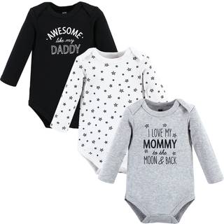 Hudson baby unisex baby bomuld lang?rmet bodysuits mor far m?ne tilbage 9-12 m?neder