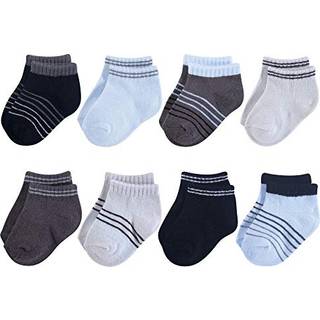 Hudson Baby Unisex Cotton Rich Newborn og Terry Socks Blue Black 12-24 måneder