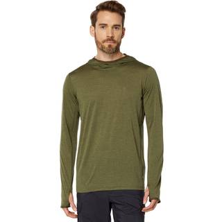 Fjällräven Abisko Sun-Hoodie Funktionsshirt Herrer størrelse XS farve olivengrøn