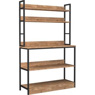 Insasi hylder, reoler køkken 101 cm 5 hylder eg dekor.