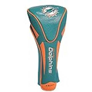 Team Golf NFL Miami Dolphins Single Apex Driver Head Cover Golf Club Single Apex Driver Headcover Passer til alle store klubber virkelig slanke d