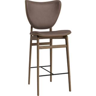 NORR11 Elephant Barstol H65 cm Lys Røget Egetræ/Dark Brown 21001