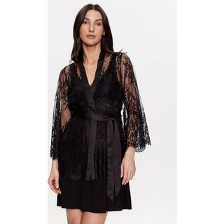 Hunkemöller Kimono Lace Isabelle sort - M/L