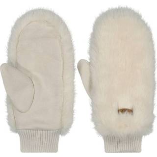 Barts Women's Fur Mitts Handsker Damer størrelse One Size farve beige