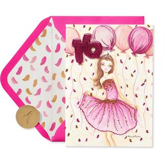 Papyrus 16 -?rs f?dselsdagskort til hende - designet af Bella Pilar (lys vidunderlig ung kvinde)