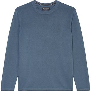 Marc O'Polo Herren Pullover blau unifarben