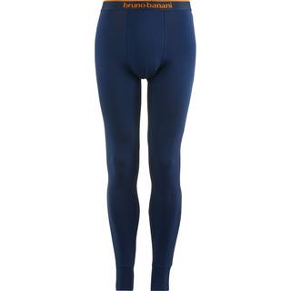 bruno banani Herren Lange Unterhose schwarz Baumwolle & Mix unifarben