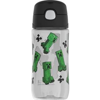 THERMOS FUNTAINER 16 ounce plasthydrationsflaske med tud minecraft
