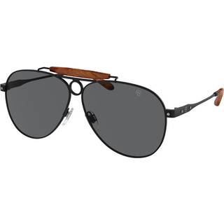 Ralph Lauren Mand RL7078 THE COUNRTYMAN 9304B1 Solbriller Metal Sort Grå Pilot Normal